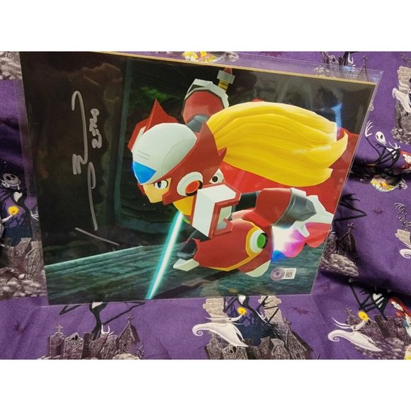 JOHNNY YONG BOSCH AUTOGRAPHED 8X10 COLOR PHOTO (MEGA MAN ZERO) - BECKETT COA - Picture 1 of 3